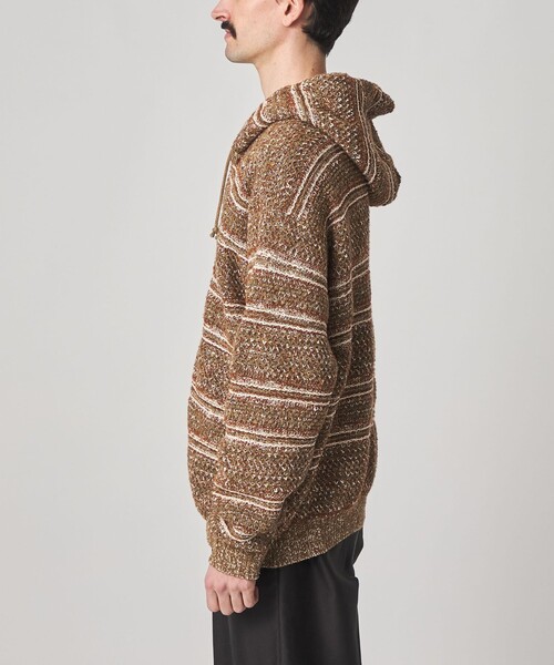 Steven Alan（スティーブンアラン）の「＜crepuscule × Steven Alan＞ MIX/BLZ 25/パーカー（パーカー・メンズ・ブラウン系・1/2）」の3枚目の写真