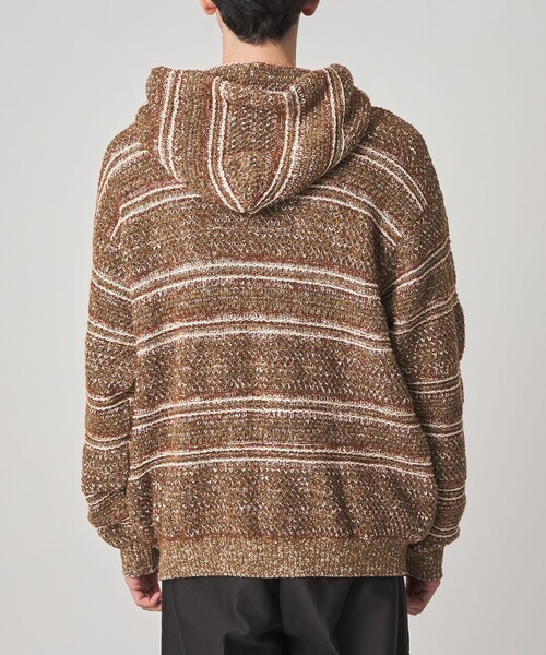 Steven Alan（スティーブンアラン）の「＜crepuscule × Steven Alan＞ MIX/BLZ 25/パーカー（パーカー・メンズ・ブラウン系・1/2）」の4枚目の写真