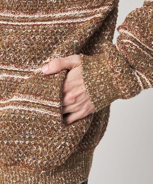 Steven Alan（スティーブンアラン）の「＜crepuscule × Steven Alan＞ MIX/BLZ 25/パーカー（パーカー・メンズ・ブラウン系・1/2）」の8枚目の写真