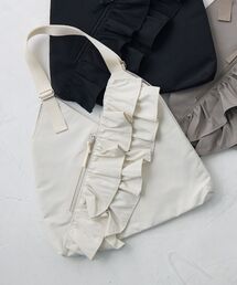 RETRO GIRL | フリルVカットトート(ショルダーバッグ)