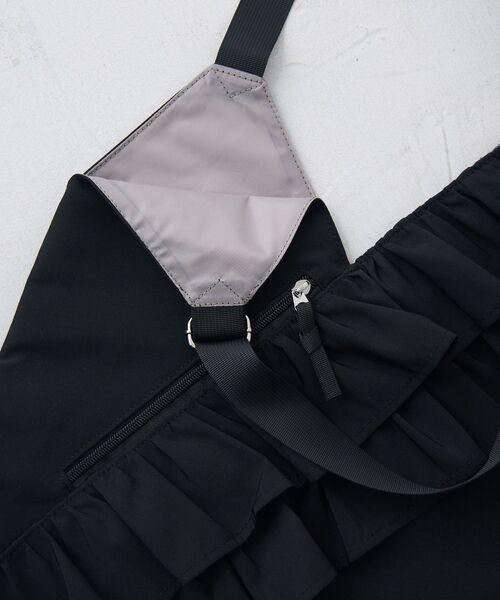 RETRO GIRL（レトロガール）の「フリルVカットトート（ショルダーバッグ・レディース・オフホワイト/ブラック/ライトグレー・ONE SIZE）」の22枚目の写真