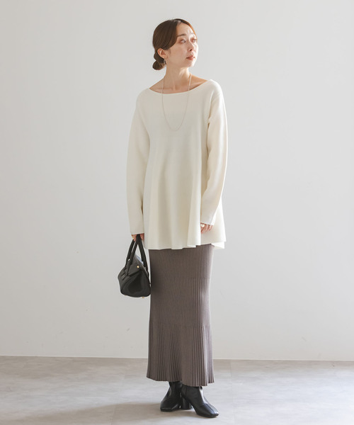 LE VERNIS（ル・ベルニ）の「LE VERNIS/ルベルニ Panel strech boots（ブーツ・レディース・ブラウン/ブラック・24cm/24.5cm/23.5cm/23cm）」の4枚目の写真