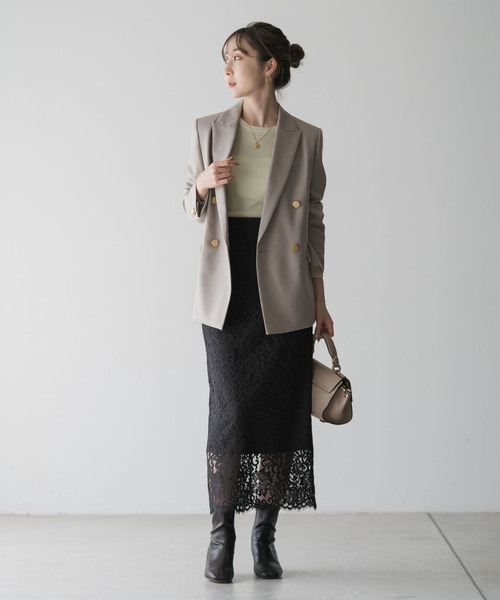 LE VERNIS（ル・ベルニ）の「LE VERNIS/ルベルニ Panel strech boots（ブーツ・レディース・ブラウン/ブラック・24cm/24.5cm/23.5cm/23cm）」の6枚目の写真