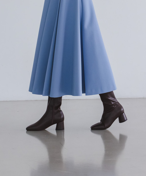 LE VERNIS（ル・ベルニ）の「LE VERNIS/ルベルニ Panel strech boots（ブーツ・レディース・ブラウン/ブラック・24cm/24.5cm/23.5cm/23cm）」の13枚目の写真