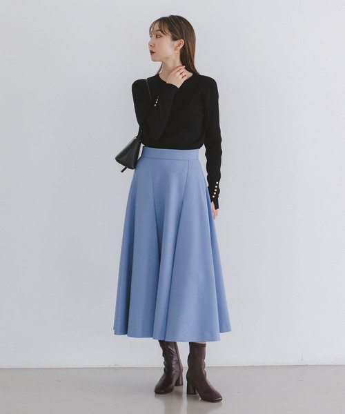 LE VERNIS（ル・ベルニ）の「LE VERNIS/ルベルニ Panel strech boots（ブーツ・レディース・ブラウン/ブラック・24cm/24.5cm/23.5cm/23cm）」の14枚目の写真