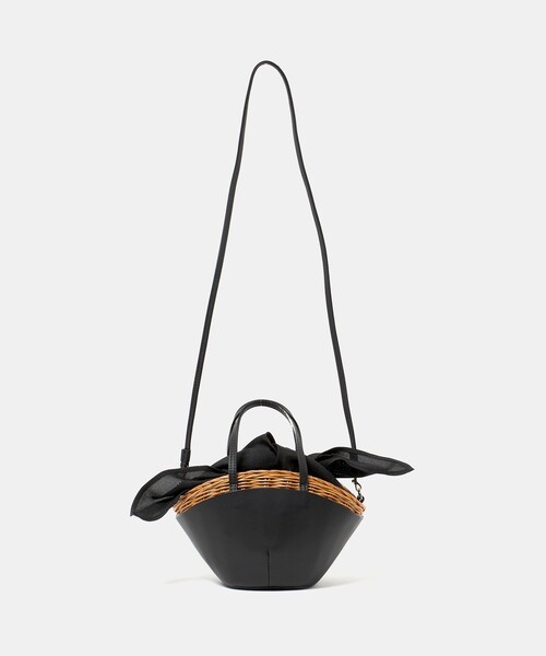 The Bagmati（ザバグマティ）の「＜Tha Bagmati＞ KAGO COMBI（かごバッグ・レディース・ブラック/ダークブラウン・FREE）」の7枚目の写真