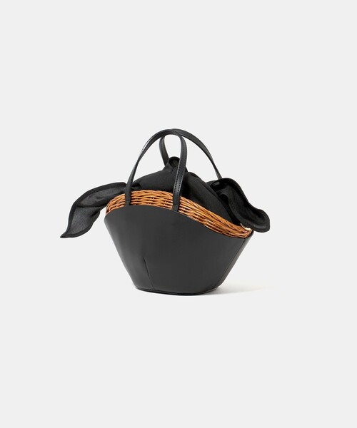 The Bagmati（ザバグマティ）の「＜Tha Bagmati＞ KAGO COMBI（かごバッグ・レディース・ブラック/ダークブラウン・FREE）」の10枚目の写真