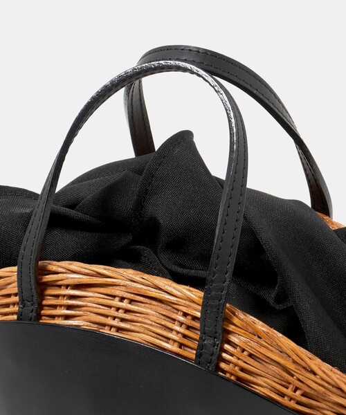 The Bagmati（ザバグマティ）の「＜Tha Bagmati＞ KAGO COMBI（かごバッグ・レディース・ブラック/ダークブラウン・FREE）」の14枚目の写真