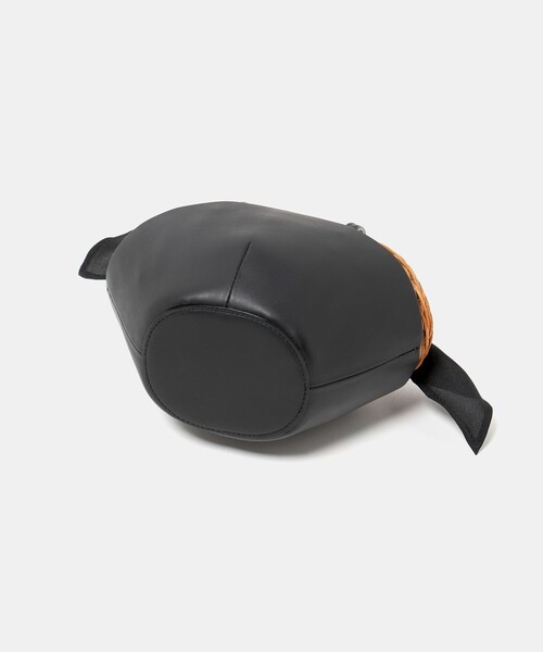 The Bagmati（ザバグマティ）の「＜Tha Bagmati＞ KAGO COMBI（かごバッグ・レディース・ブラック/ダークブラウン・FREE）」の13枚目の写真