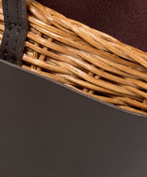 The Bagmati（ザバグマティ）の「＜Tha Bagmati＞ KAGO COMBI（かごバッグ・レディース・ブラック/ダークブラウン・FREE）」の19枚目の写真