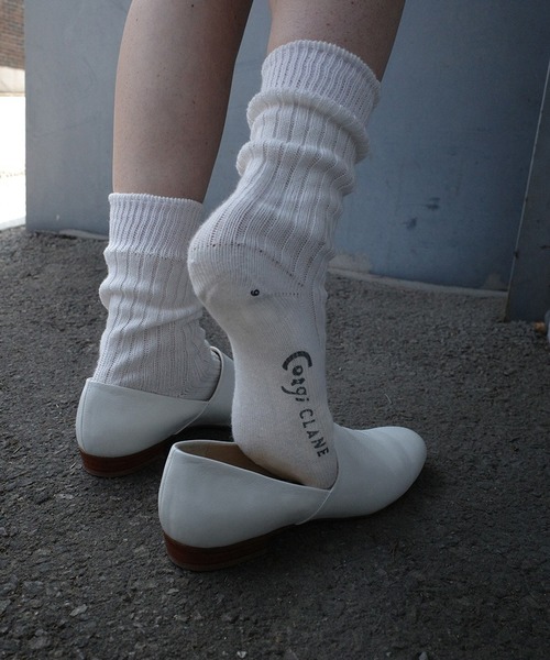 セール】CLANE × CORGI SOFT COTTON RIB SOCKS（ソックス/靴下