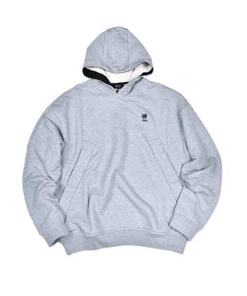 美品 ヌメロヴェントゥーノ ウールニットジップアップパーカー クロップド セール】【N゜21】 numero ventuno PULL HOODIE ヌメロ ヴェントゥーノ