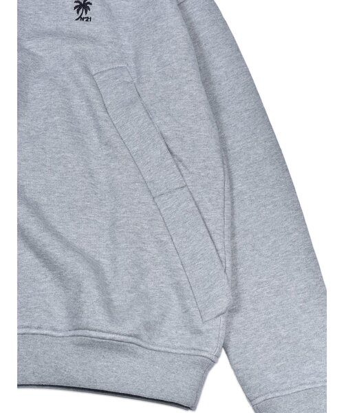 Import & Select(インポートアンドセレクト)の「【N゜21】 numero ventuno PULL HOODIE ヌメロ ヴェントゥーノ ワンポイント刺繍パーカー フーディー(パーカー・メンズ・トップグレー/ブラック・2/3)」の7枚目の写真