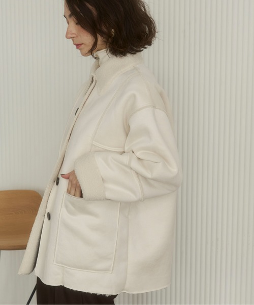 フェイクムートンジャケット（ムートンコート）｜ANGIE（アンジー）の