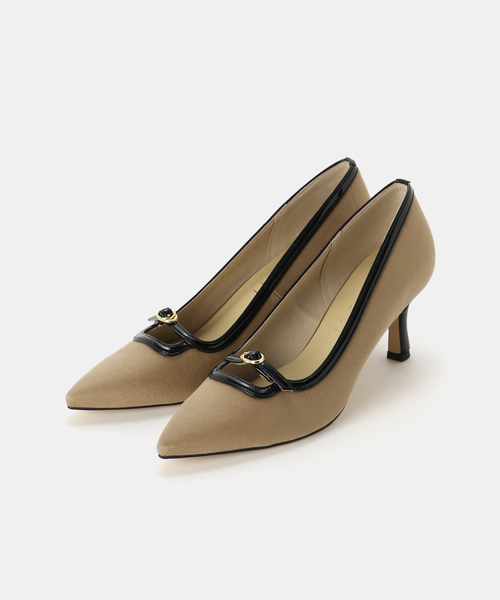 LE TALON（ルタロン）の「6.5cmポインテッドフロントベルトパンプス（パンプス・レディース・ブラック/ブラウン/ベージュ・23cm/23.5cm/24cm/22cm/22.5cm/24.5cm/25cm）」の4枚目の写真