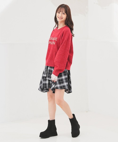 Honeys（ハニーズ）の「２ｗａｙカバーブーツ（ブーツ・レディース・ブラック/ダークブラウン・S/M/LL/L）」の14枚目の写真