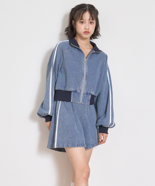 セール】デニムZIP SETUP（セットアップ）｜LOVETOXIC（ラブトキシック