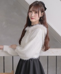 シャギーニット」に該当するニット/セーター（ビジュー）ファッション