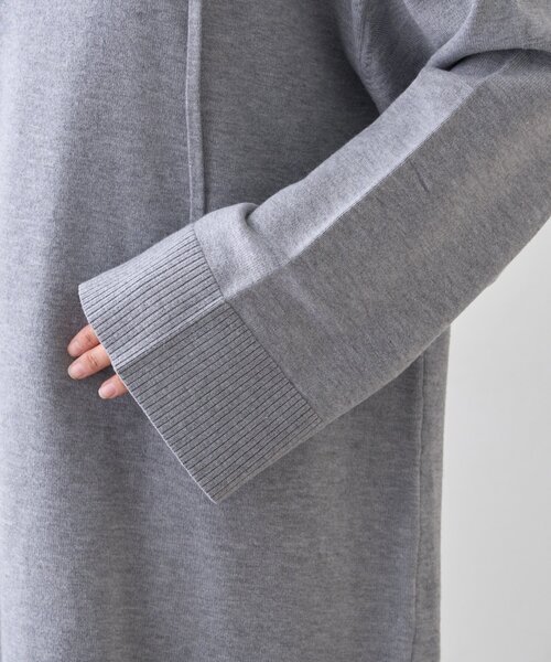 WILLOW(ウィロー)の「【willow】ニットフーディースキッパーワンピース(ワンピース・レディース・ブラック/グレー・ONE SIZE)」の15枚目の写真