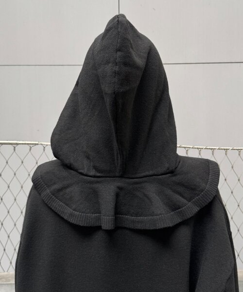 WILLOW(ウィロー)の「【willow】ニットフーディースキッパーワンピース(ワンピース・レディース・ブラック/グレー・ONE SIZE)」の19枚目の写真