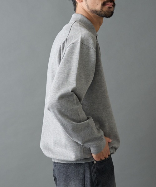 COLONY 2139(コロニートゥーワンスリーナイン)の「TW/ポリエステルウールニットポロ(ニット/セーター・メンズ・チャコールグレー/ブラック・MEDIUM/LARGE)」の20枚目の写真