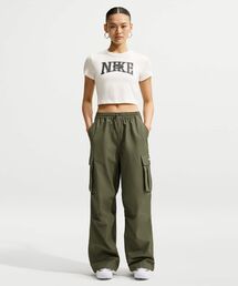 ナイキ スポーツウェア ウィメンズ ミッドライズ オーバーサイズド ウーブン カーゴ　パンツ / Nike Sportswear Women's Mid-Rise Oversized Woven Cargo Pants HV1967-222 Medium Olive