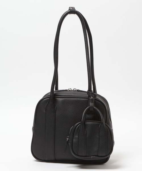 LOWRYS FARM（ローリーズファーム）の「２ＳＥＴボストンＢＡＧ  607206（ボストンバッグ・レディース・アイボリー/ブラック/ブラウン・FREE）」の10枚目の写真