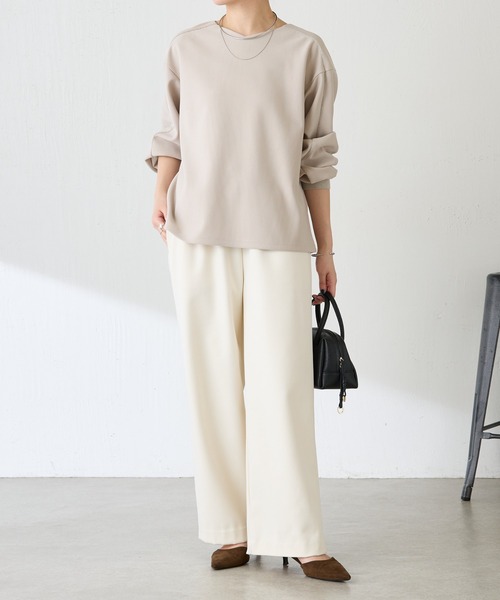 COLLAGE GALLARDAGALANTE（コラージュガリャルダガランテ）の「ビーズラインカットセットアップ（ワンピース・レディース・ネイビー/グレイッシュベージュ・FREE）」の7枚目の写真