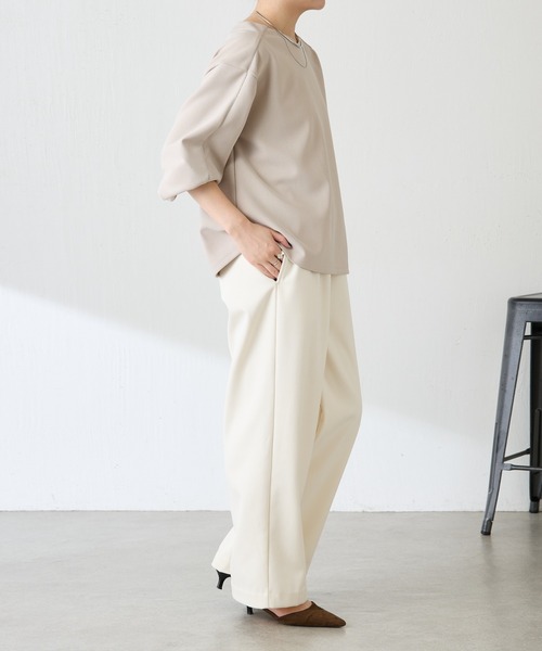 COLLAGE GALLARDAGALANTE（コラージュガリャルダガランテ）の「ビーズラインカットセットアップ（ワンピース・レディース・ネイビー/グレイッシュベージュ・FREE）」の15枚目の写真