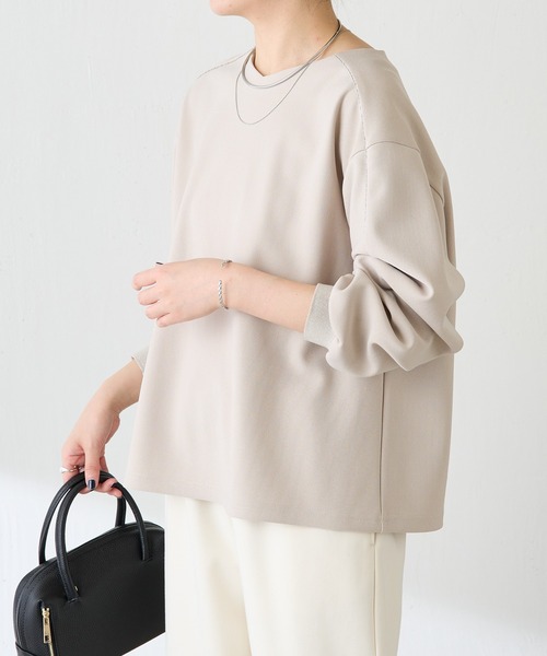 COLLAGE GALLARDAGALANTE（コラージュガリャルダガランテ）の「ビーズラインカットセットアップ（ワンピース・レディース・ネイビー/グレイッシュベージュ・FREE）」の9枚目の写真