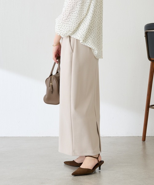 COLLAGE GALLARDAGALANTE（コラージュガリャルダガランテ）の「ビーズラインカットセットアップ（ワンピース・レディース・ネイビー/グレイッシュベージュ・FREE）」の17枚目の写真