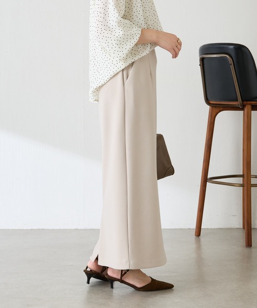 COLLAGE GALLARDAGALANTE（コラージュガリャルダガランテ）の「ビーズラインカットセットアップ（ワンピース・レディース・ネイビー/グレイッシュベージュ・FREE）」の19枚目の写真