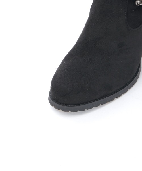 ファー付スエードロングブーツ（ブーツ）｜axes femme（アクシーズ