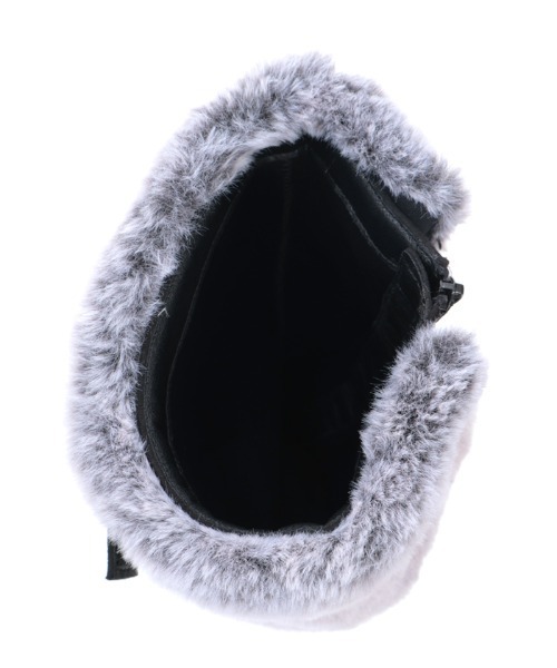 axes femme（アクシーズファム）の「ファー付スエードロングブーツ（ブーツ・レディース・ブラック/ダークブラウン・MEDIUM/LARGE）」の13枚目の写真