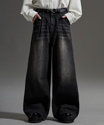 cussil | 【cussil/クシル】【12oz】ヴィンテージデザインワイドバギーストレートデニムパンツ(デニムパンツ)