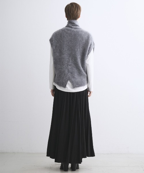 ファーカシミヤ ベスト（ベスト）｜three dots（スリードッツ）の