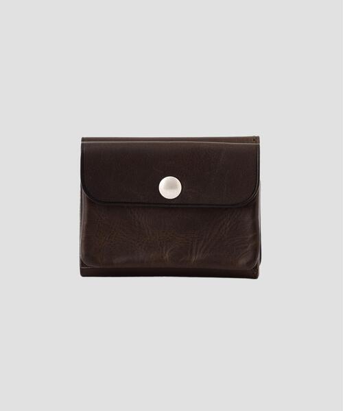 MHL.(エムエイチエル)の「TOUGH LEATHER(財布・レディース・オリーブドラブ/ブラック・FREE)」の2枚目の写真