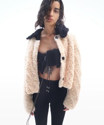 RUMCHE（ラムシェ）の「Cable Knit Jacket / ケーブルニットジャケット（その他アウター）」