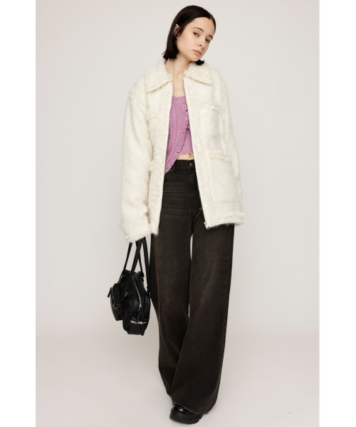 SLY（スライ）の「FLUFFY TWEED JK フラッフィー ツイード ジャケット