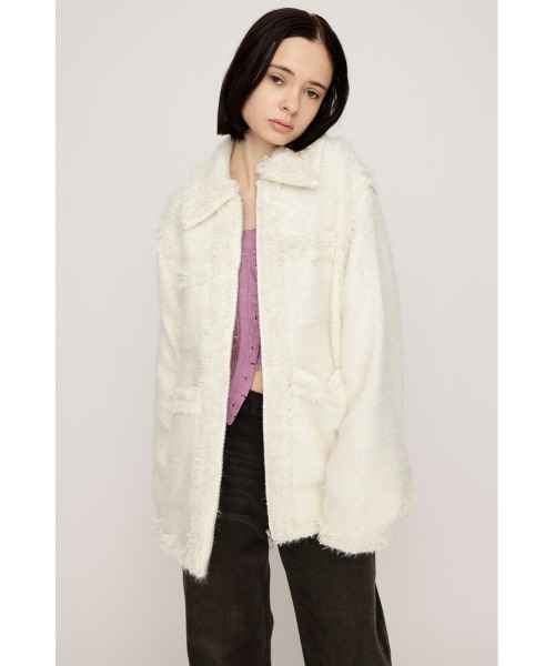 FLUFFY TWEED JK フラッフィー ツイード ジャケット 秋服 冬服