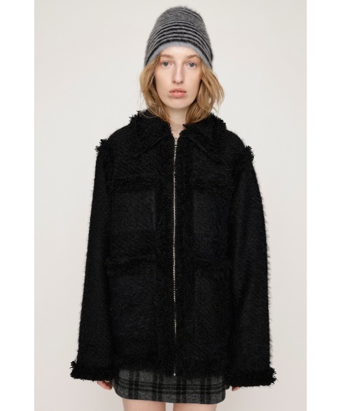 セール】FLUFFY TWEED JK フラッフィー ツイード ジャケット 秋服 冬服