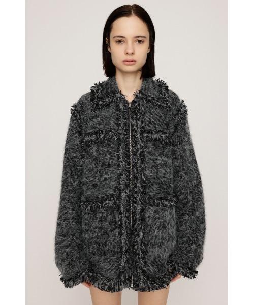 セール】FLUFFY TWEED JK フラッフィー ツイード ジャケット 秋服 冬服