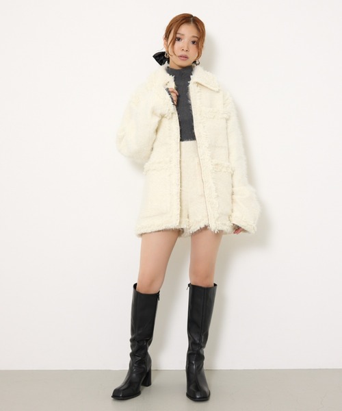 SLY FLUFFY TWEED ジャケット SLY｜FLUFFY TWEED ジャケット | Rakuten Fashion(楽天ファッション