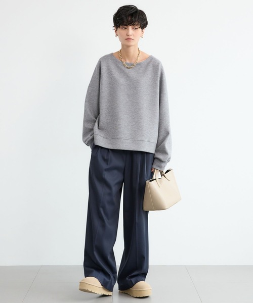 BARNYARDSTORM(バンヤードストーム)の「BARNYARDSTORM / ウォームサテンワイドパンツ 【YouTube「i.style closet」紹介アイテム】(その他パンツ・レディース・ホワイト/ネイビー・S/M)」の19枚目の写真