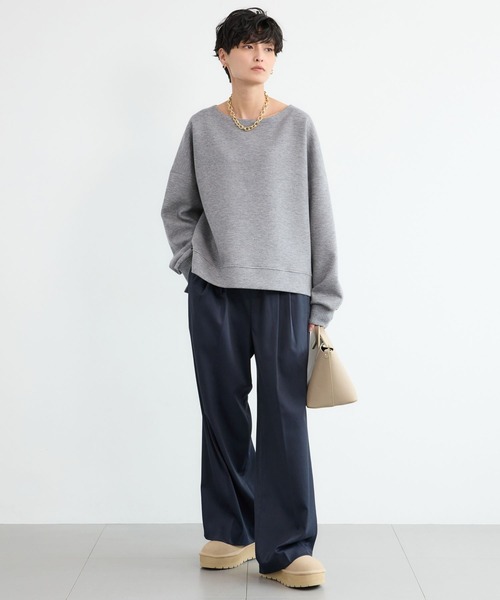 BARNYARDSTORM(バンヤードストーム)の「BARNYARDSTORM / ウォームサテンワイドパンツ 【YouTube「i.style closet」紹介アイテム】(その他パンツ・レディース・ホワイト/ネイビー・S/M)」の20枚目の写真