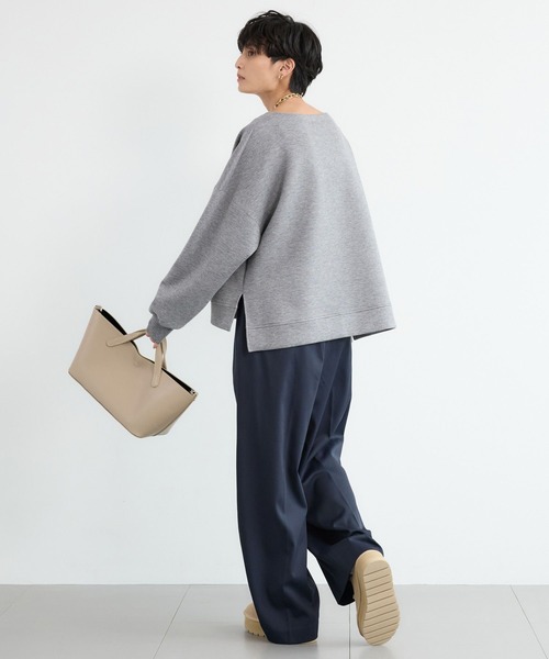 BARNYARDSTORM(バンヤードストーム)の「BARNYARDSTORM / ウォームサテンワイドパンツ 【YouTube「i.style closet」紹介アイテム】(その他パンツ・レディース・ホワイト/ネイビー・S/M)」の22枚目の写真