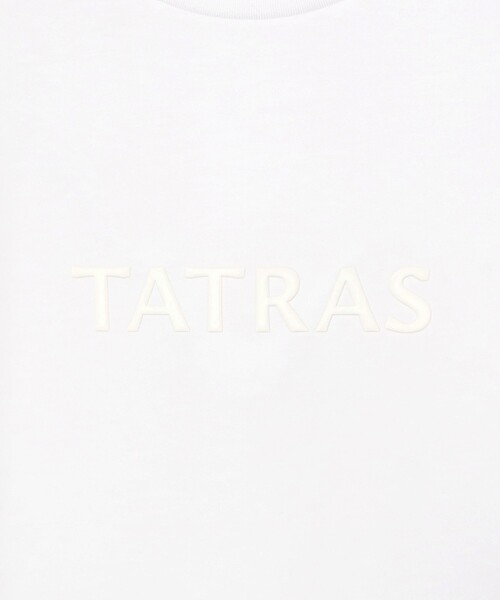 BRILLA per il gusto（ブリッラペルイルグースト）の「TATRAS / PILADE コットン センターロゴ クルーネック Tシャツ（Tシャツ/カットソー・メンズ・ホワイト/ブラック・4/3/2）」の5枚目の写真