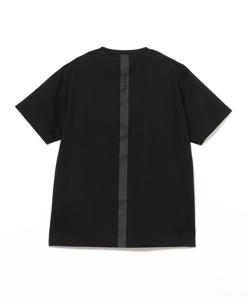 BRILLA per il gusto（ブリッラペルイルグースト）の「TATRAS / PILADE コットン センターロゴ クルーネック Tシャツ（Tシャツ/カットソー・メンズ・ホワイト/ブラック・4/3/2）」の10枚目の写真