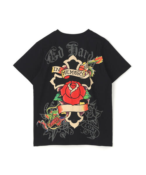 Ed Hardy(エドハーディー)の「Ed Hardy/エド ハーディー/ECST SS TEE_ROSE(Tシャツ/カットソー・メンズ・ブラック・L/M/XL)」の11枚目の写真