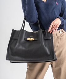 Rivel（リヴェル）の「【VIOLAd'ORO/ヴィオラドーロ】イタリアンWフェイスレザー トートバッグ TRERO Lサイズ A4対応（トートバッグ）」